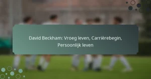 David Beckham: Vroeg leven, Carrièrebegin, Persoonlijk leven