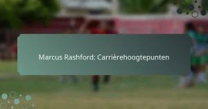 Marcus Rashford: Carrièrehoogtepunten