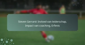 Steven Gerrard: Invloed van leiderschap, Impact van coaching, Erfenis